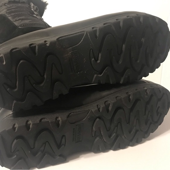 Lands’ End winter snow black insulated boots women’s size 8 B - Picture 8 of 10